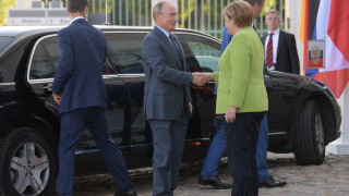 Путин и Меркел: Газ, Украйна, Сирия, бежанци