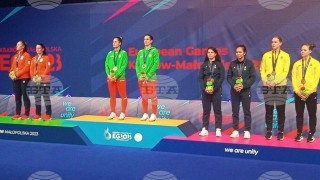 Трикратните европейски шампионки на двойки жени Стефани Стоева и Габриела