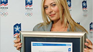 Шарапова подкрепи Сочи 2014