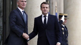 Френският президент Еманюел Макрон обяви че коментарите му че НАТО