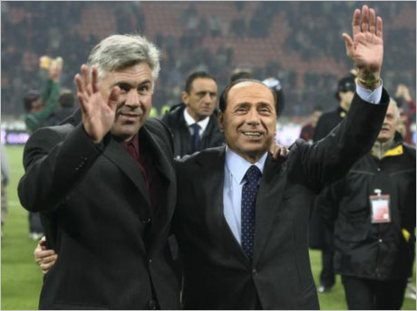 Берлускони: Ще обсъдим бъдещето на Анчелоти след края на сезона