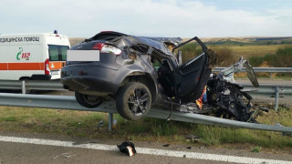 Катастрофа затвори АМ Тракия при 324 ти км край Карнобат в