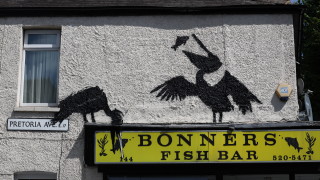 Художникът Банкси потвърди че стои зад ново произведение на изкуството