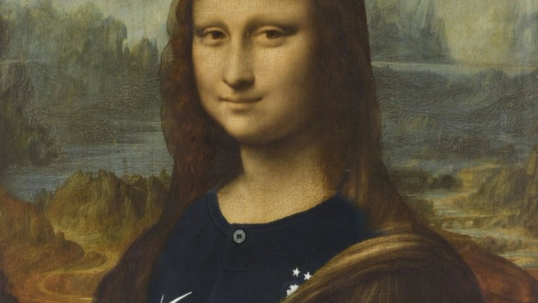 Мона Лиза също празнува световната титла на Франция