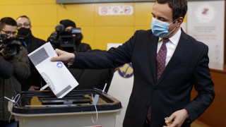 Албин Курти лидер на косовската партия Движение за Самоопределение се