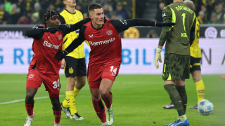 Байер Леверкузен победи Борусия Дортмунд в зрелищен мач от 16 ия