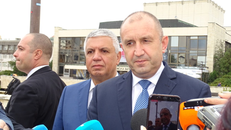 Държавният глава Румен Радев изразява съболезнования на своя колега президента