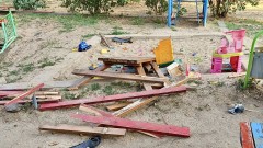 Пиян шофьор катастрофира на детска площадка след гонка с полицията в София