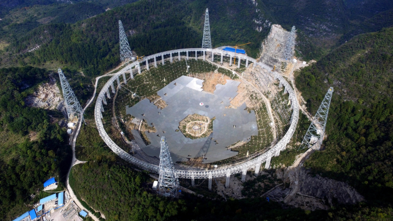 Китай прави най-големия радиотелескоп в света в търсене на извънземни