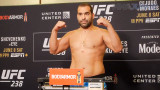 Благой Иванов тежи с 2 килограма повече от бразилския си съперник на UFC 274