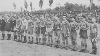 Треньорът на столичния Левски от сезон 1948 1949 Режьо Шомлай за
