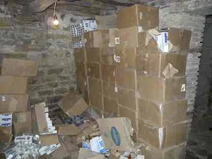 72 500 кутии цигари без бандерол иззеха в Севлиево