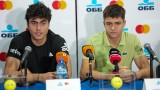 Българските тенис звезди Иван Иванов и Александър Василев станаха посланици на ОББ и Mastercard