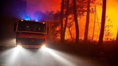 Горски пожари бушуват в Югозападна Франция