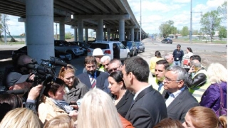 Министър Павлова инспектира строителството на АМ "Хемус" при Шумен