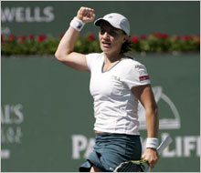 Индиън Уелс: Светлана Кузнецова - Сесил Бамер 6-7, 6-4, 6-1