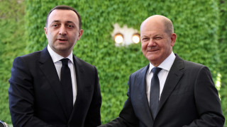 Германският канцлер Олаф Шолц и грузинският премиер Иракли Гарибашвили обсъдиха
