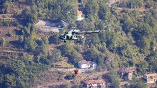 Големият е локализиран съобщава БНТ Той обхвана около 1500 декара площ