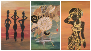 Картини направени от пясък е креативен и много личен начин