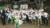 Неистова радост в зелено: Футболистите на Лудогорец отпразнуваха титлата още на стадиона!