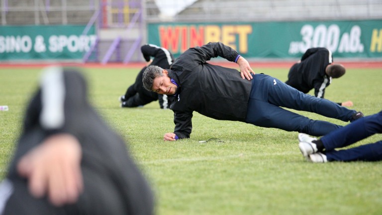 Треньорът на Етър - Краси Балъков, изрази задоволство от подготовката