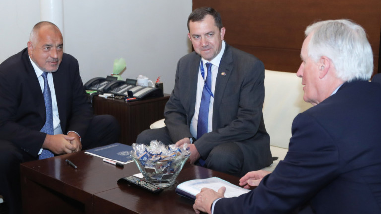 Министър-председателят Бойко Борисов се срещна с Мишел Барние, главен преговарящ