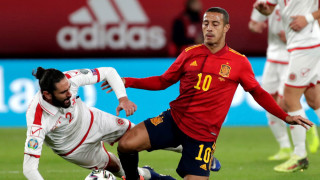 От Испанската футболна федерация обявиха че Тиаго ще пропусне предстоящите