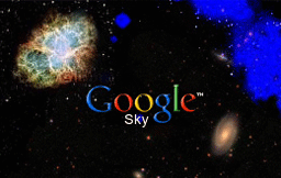 Google Sky с уеб интерфейс