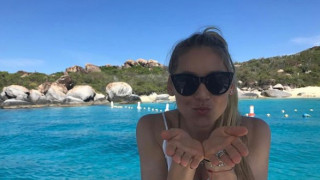 Анна Курникова с бременно коремче