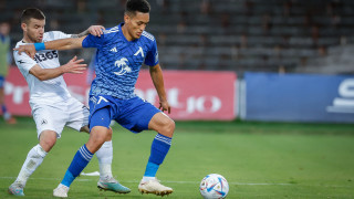 Левият защитник на Левски Цунами вкара попадението при равенството 1 1