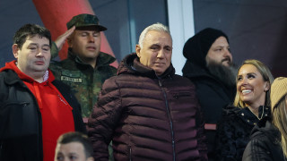 Една от трибуните на новия стадион Българска армия да се