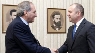 Президентът Румен Радев благодари на проф Джузепе Консоло за неговата