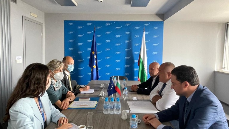 Председателят на ГЕРБ Бойко Борисов проведе среща с Мисията за