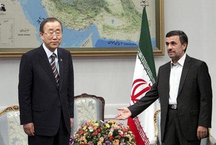 Бан Ки Мун призова Иран за съдействие по сирийския конфликт