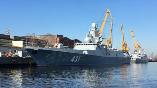 Русия пусна видео от изпитанията на новата фрегата "Адмирал Касатонов"