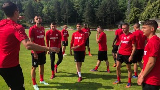 С тонизираща едночасова тренировка започна лагера на ЦСКА на австрийска
