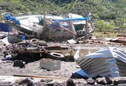 Островите Самоа сринати след цунамито