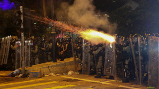 20 задържани след протеста в Хонконг 