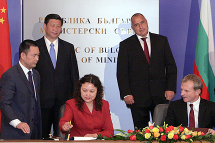 Борисов подписа 6 споразумения с Китай
