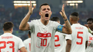 Швейцарският национал с албански корени Гранит Джака който влезе в