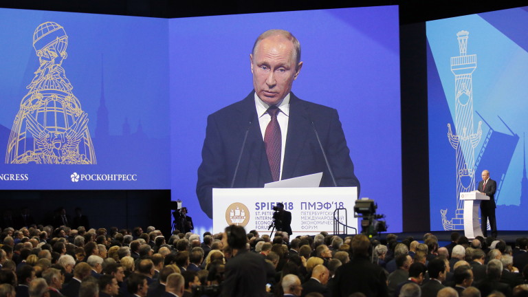 Президентът на Русия Владимир Путин предупреди, че комбинацията от санкции,