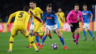 Реваншът от осминафиналите на Шампионската лига между Барселона и Наполи