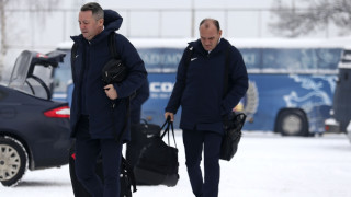 Треньорът на Левски Славиша Стоянович не беше особено словоохотлив пред
