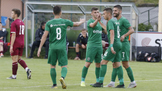 Лудогорец - Карабах 2:0, гол на Бакалов