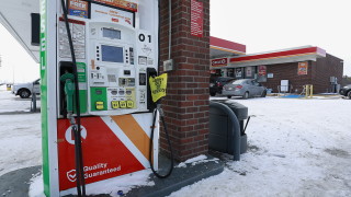 През пролетта в Тексас на около 32 километра северно от