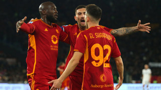 Нападателят на Рома Ромелу Лукаку тренира отделно от съотборниците си