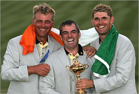 Европейските голфисти спечелиха безапелационно купа "Райдър"