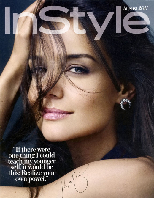 Кейти Холмс женствена и шик за InStyle