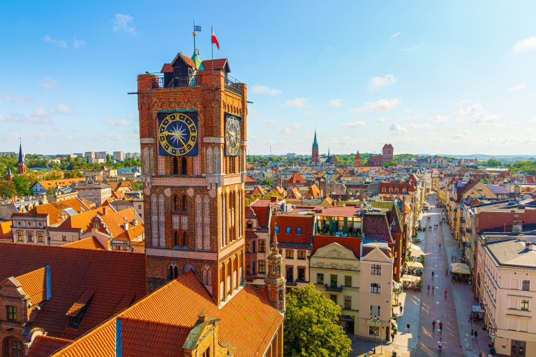 Центърът на града