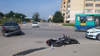 Моторист пострада при катастрофа в Русе